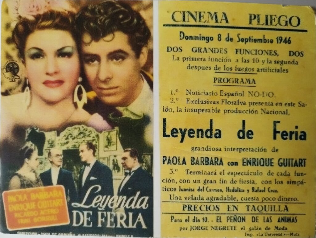 Cartel Cinema Pliego